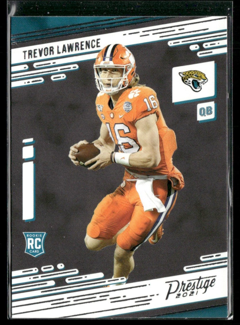 Trevor Lawrence 2021 Panini Prestige RC #201 Jacksonville Jaguars