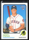 Jeremy Pena 2022 Topps Heritage RC #629 Houston Astros