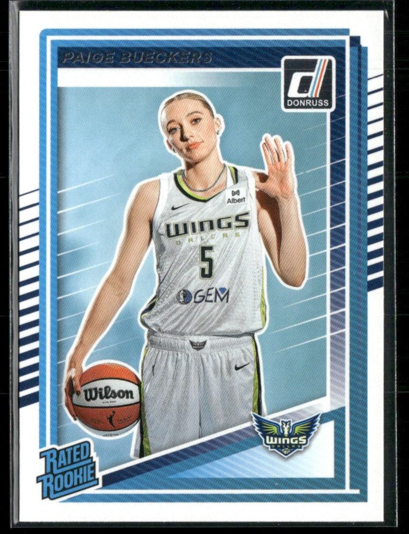 Paige Bueckers 2025 Donruss RC #86 Dallas Wings
