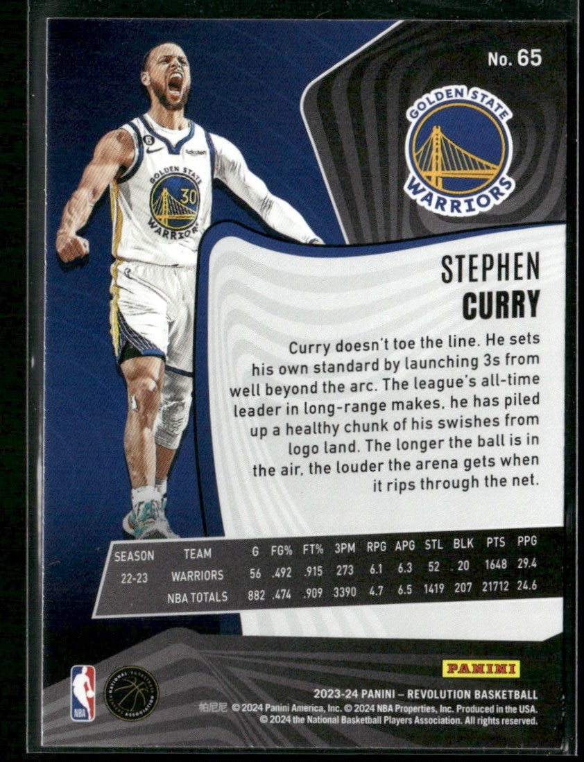 Stephen Curry 2023 Panini Revolution #65 Golden State Warriors