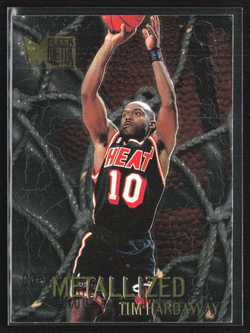 Tim Hardaway 1996 Fleer Metal #125 Miami Heat