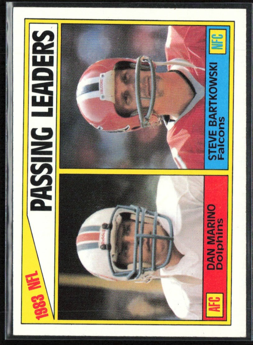 Dan Marino/Steve Bartkowski 1984 Topps #202 Miami Dolphins/Atlanta Falcons