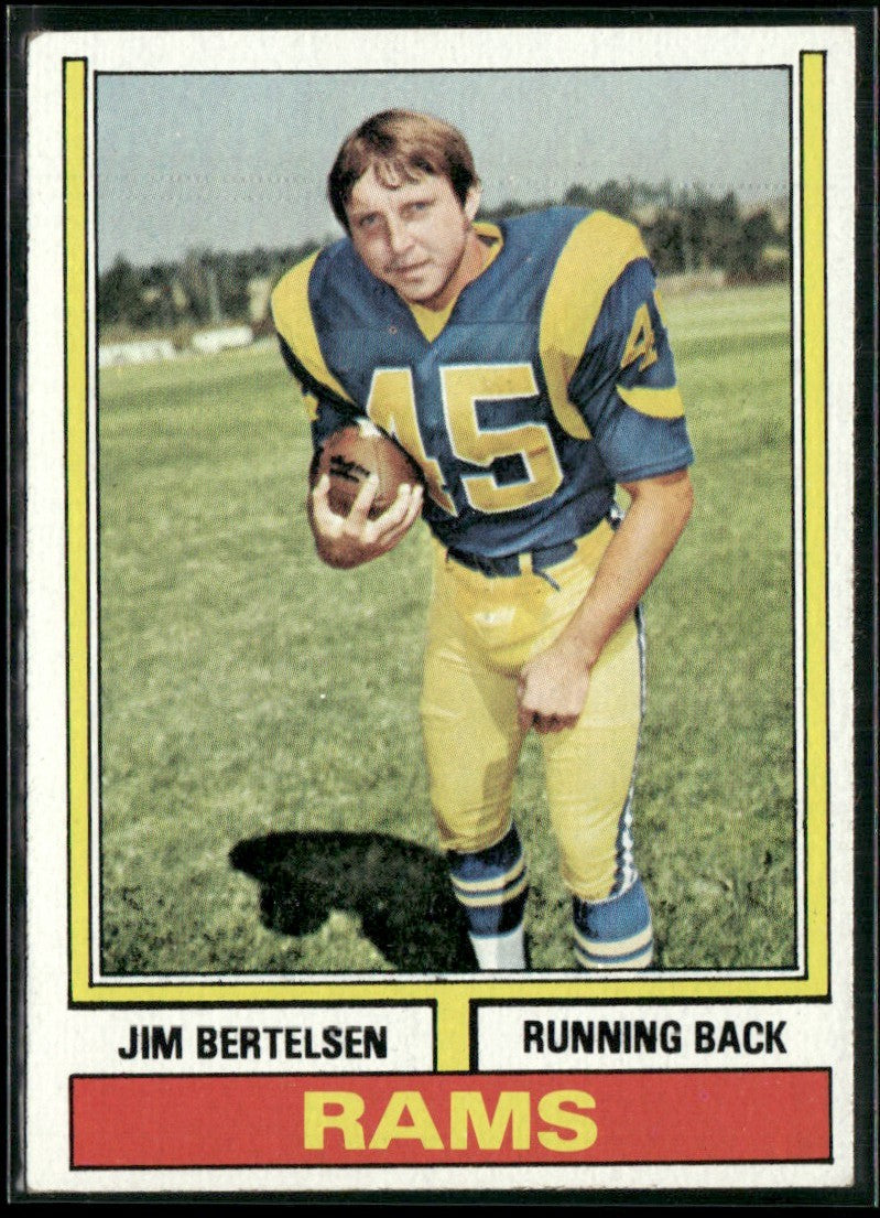Jim Bertelsen 1974 Topps #231 Los Angeles Rams