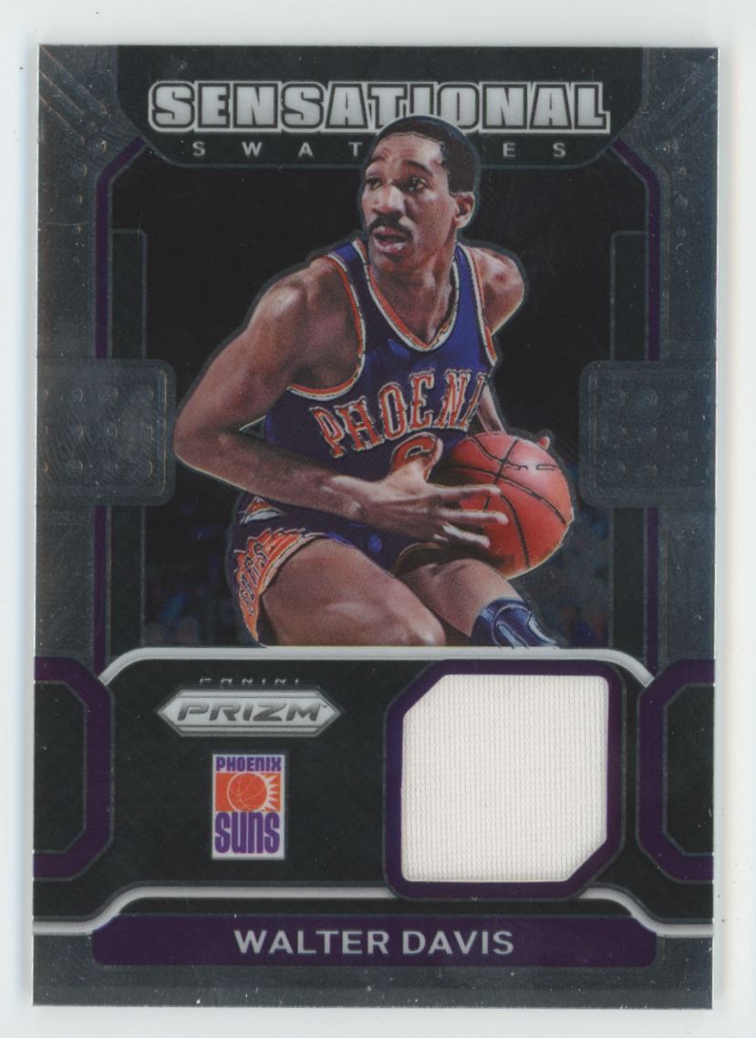 Walter Davis 2021 Panini Prizm Sensational Swatches Jersey #SW-WDV Phoenix Suns