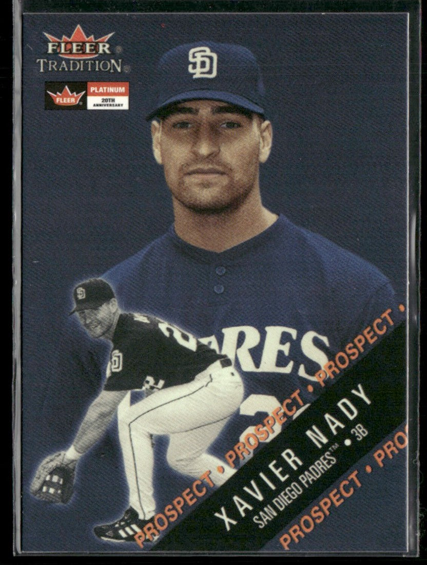 Xavier Nady 2000 Fleer Tradition Glossy RC #489 San Diego Padres
