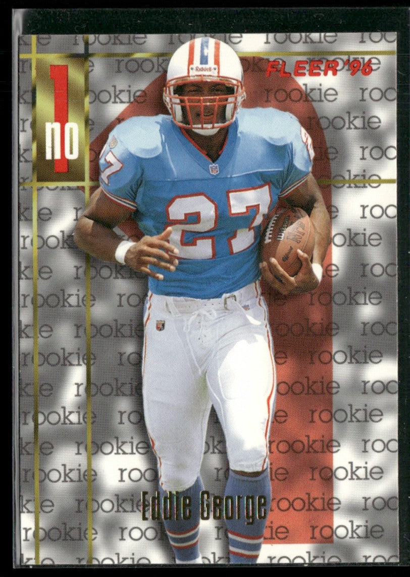Eddie George 1996 Fleer RC #155 Houston Oilers