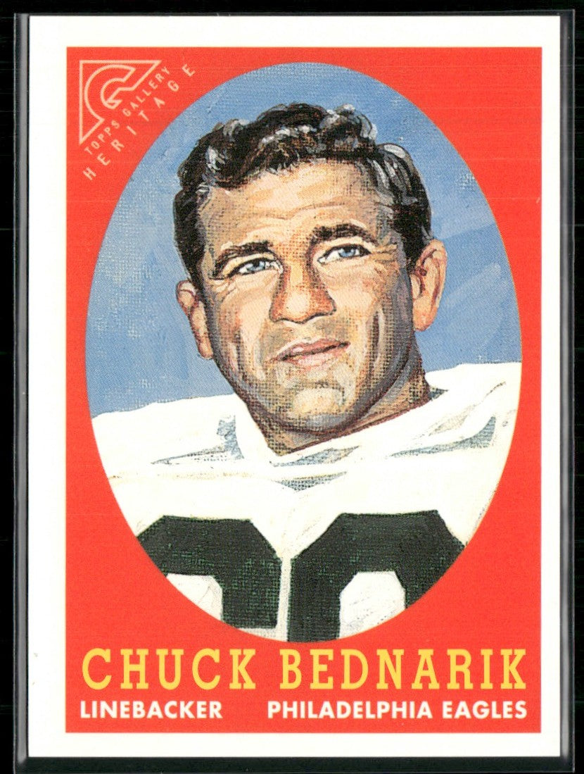 Chuck Bednarik 2001 Topps Gallery Heritage #GH4 Philadelphia Eagles