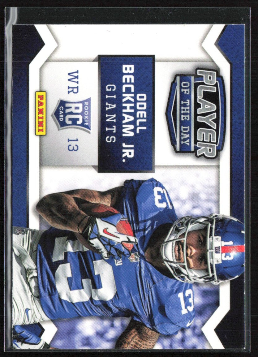 Odell Beckham Jr. 2014 Panini Player of the Day RC #RC-8 New York Giants
