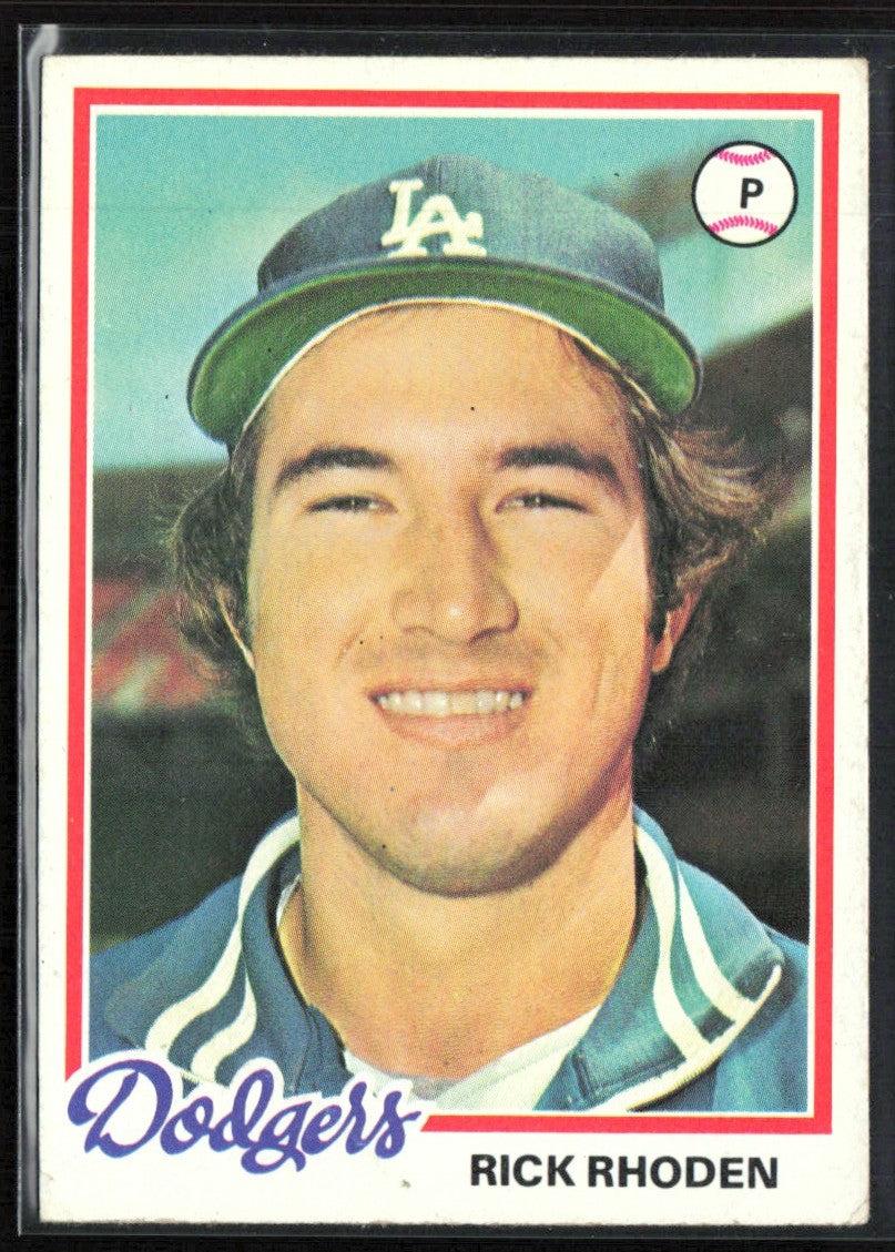 Rick Rhoden 1978 Topps #605 Los Angeles Dodgers