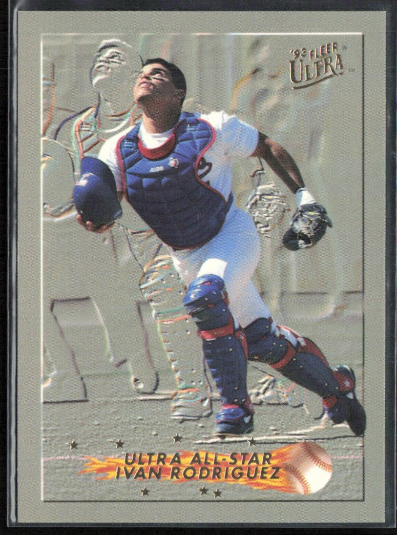 Ivan Rodriguez 1993 Fleer Ultra All-Stars #11 Texas Rangers