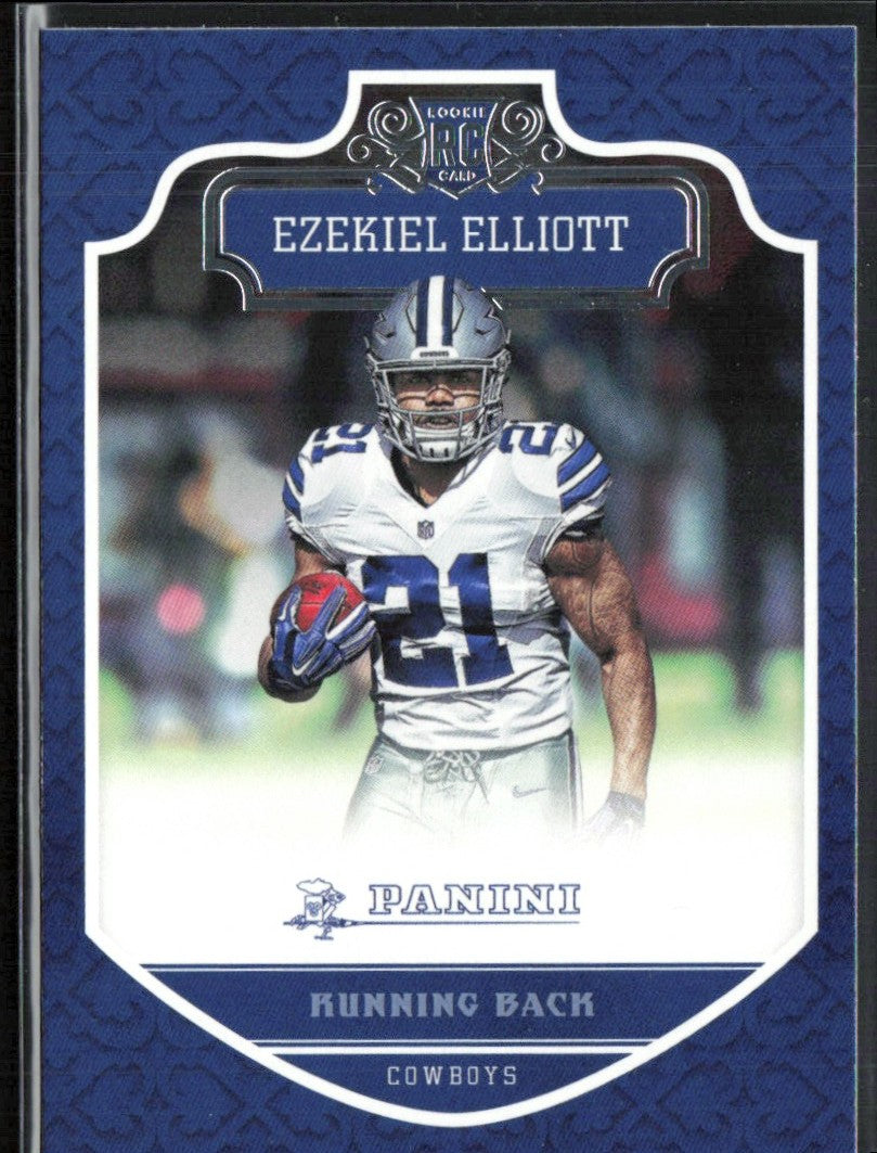 Ezekiel Elliott 2016 Panini RC #209 Dallas Cowboys
