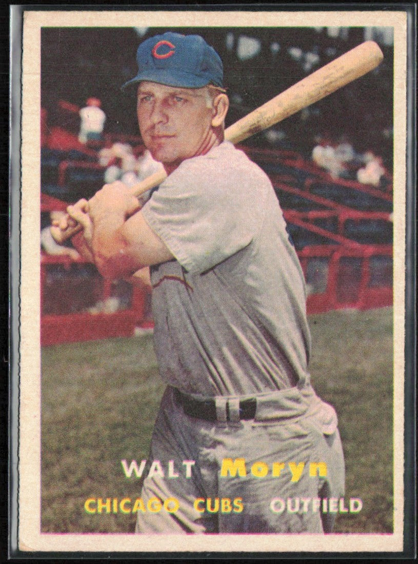Walt Moryn 1957 Topps #16 Chicago Cubs