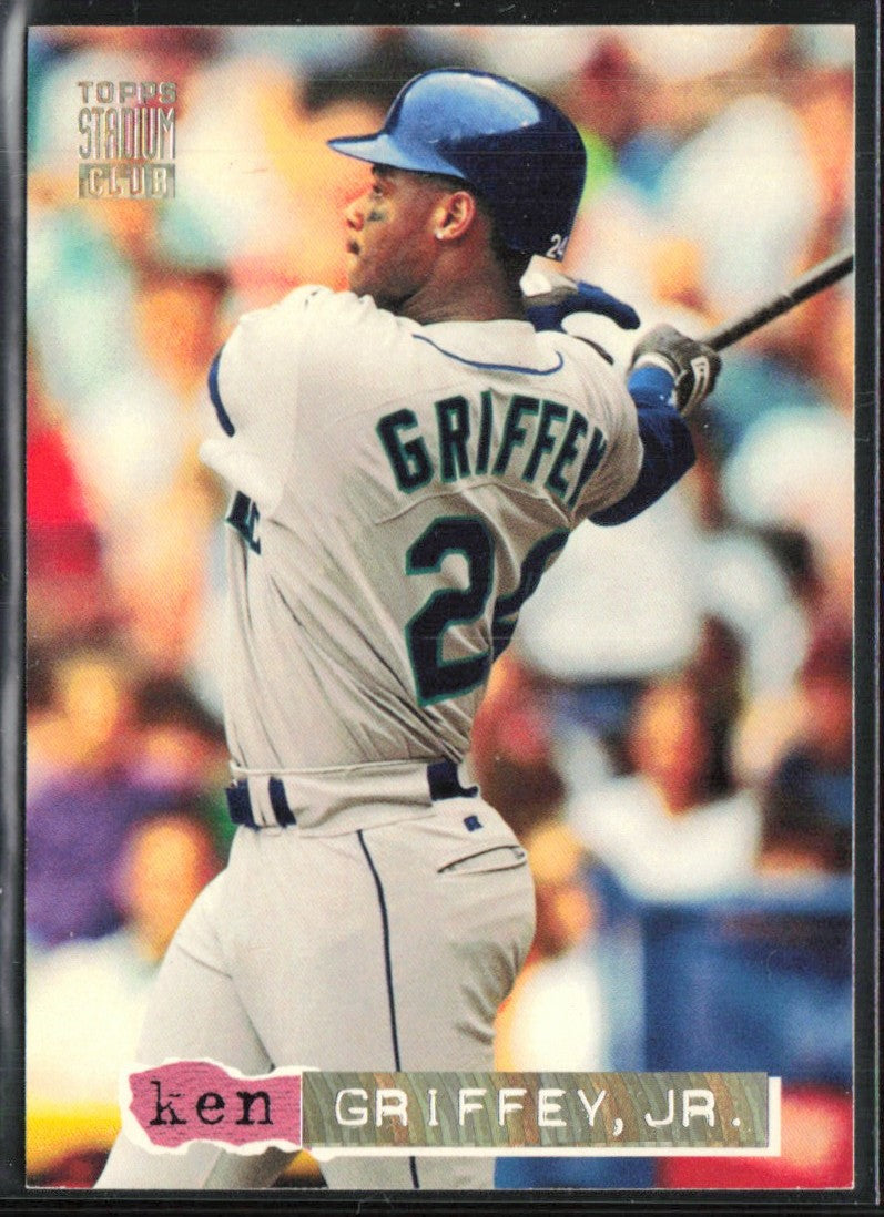 Ken Griffey Jr. 1994 Topps Stadium Club Rainbow Foil #85 Seattle Mariners