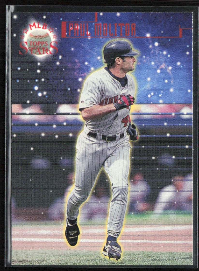 Paul Molitor 1998 Topps Stars /9799 #123 Minnesota Twins
