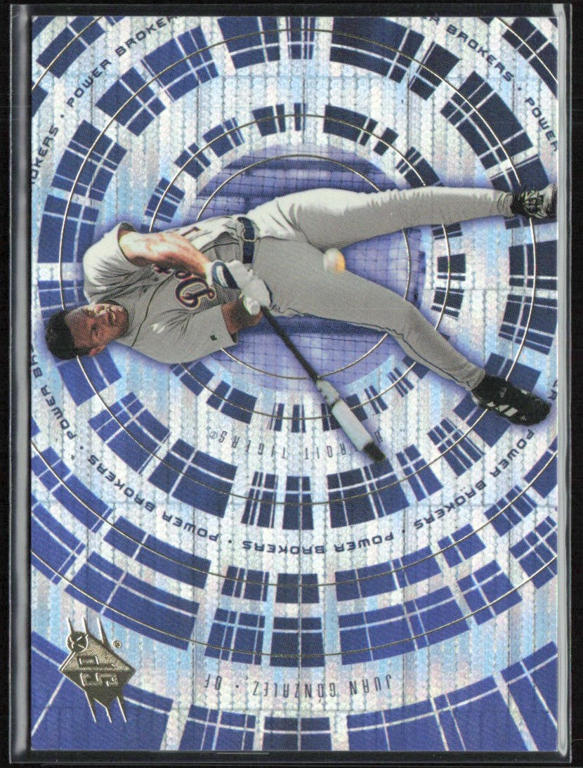 Juan Gonzalez 2000 SPx Power Brokers #PB10 Detroit Tigers