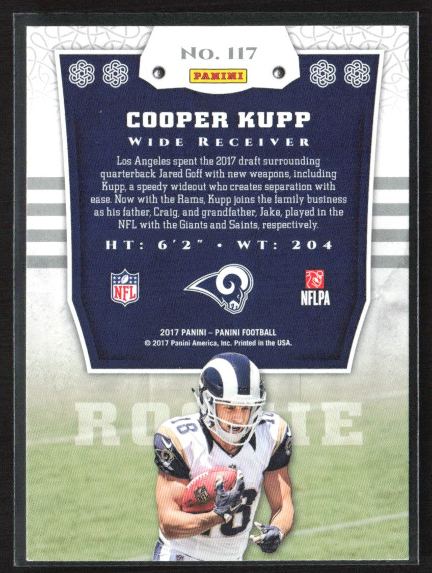 Cooper Kupp 2017 Panini RC #117 Los Angeles Rams