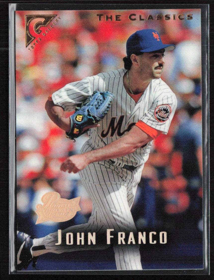 John Franco 1996 Topps Gallery /999 #48 New York Mets
