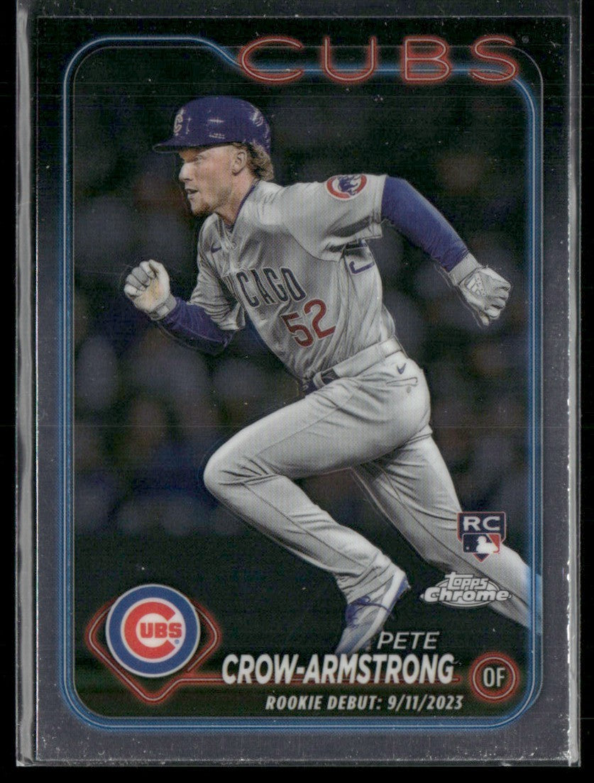 Pete Crow-Armstrong 2024 Topps Chrome Update RC #USC158 Chicago Cubs