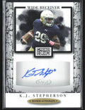 K.J. Stepherson 2021 SAGE Premier Draft RC AUTO #A200