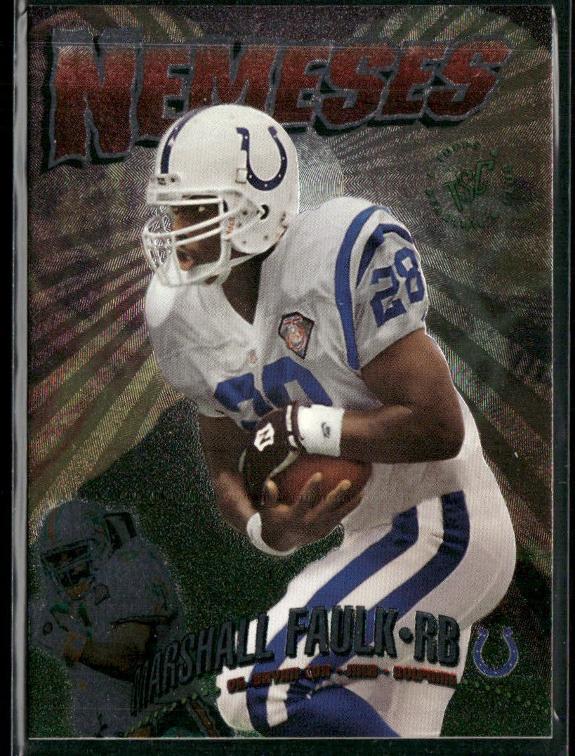 Marshall Faulk 1995 Topps Nemeses #N13 Indianapolis Colts