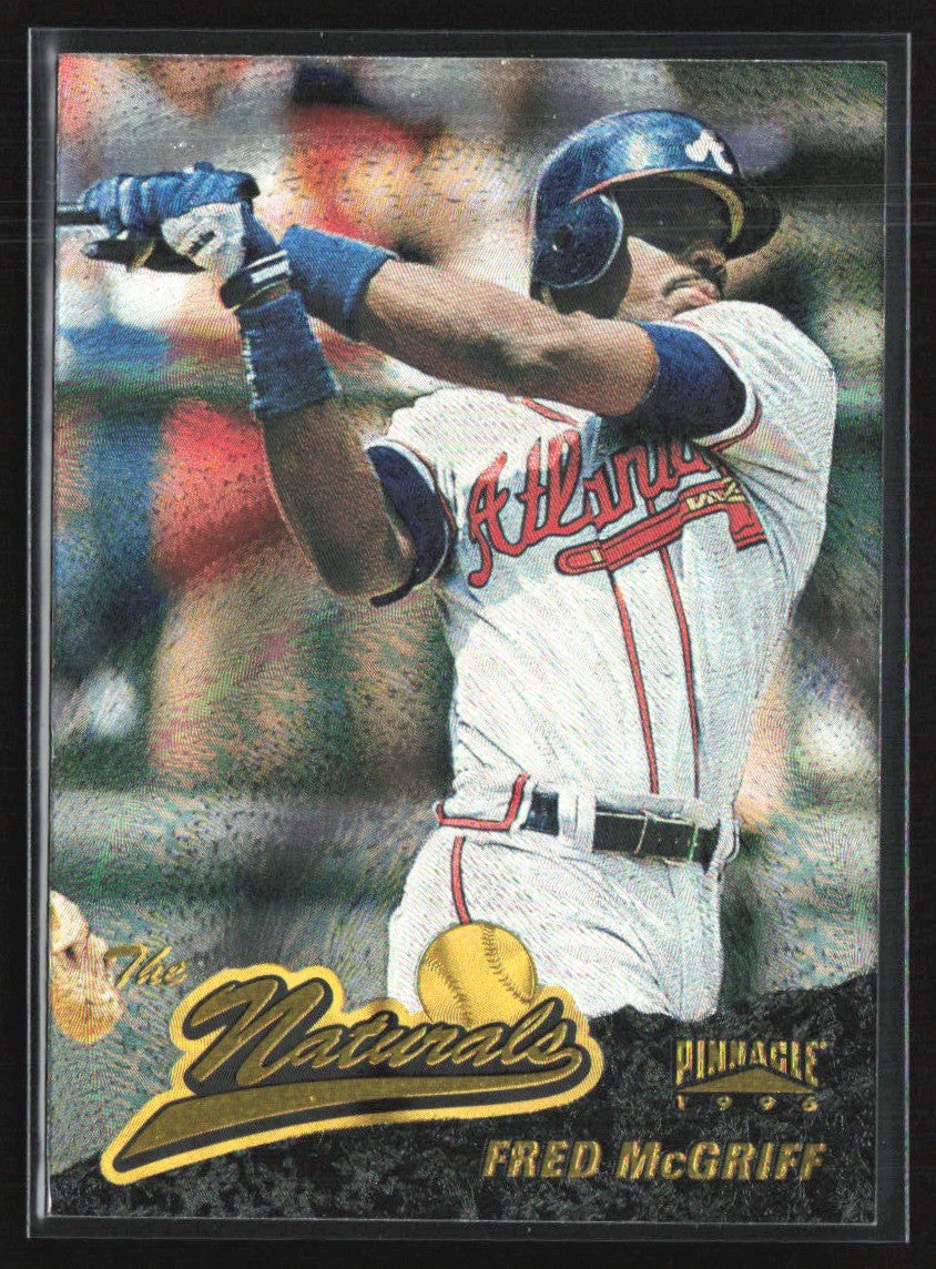 Fred McGriff 1996 Pinnacle Starburst The Naturals #88 Atlanta Braves