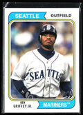 Ken Griffey Jr. 2020 Topps Archives 1974 Design #153 Seattle Mariners