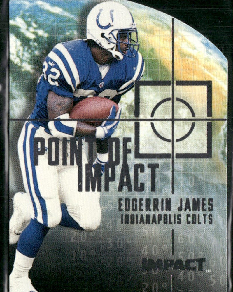 Edgerrin James 2000 Skybox Impact Point of #2PI Indianapolis Colts