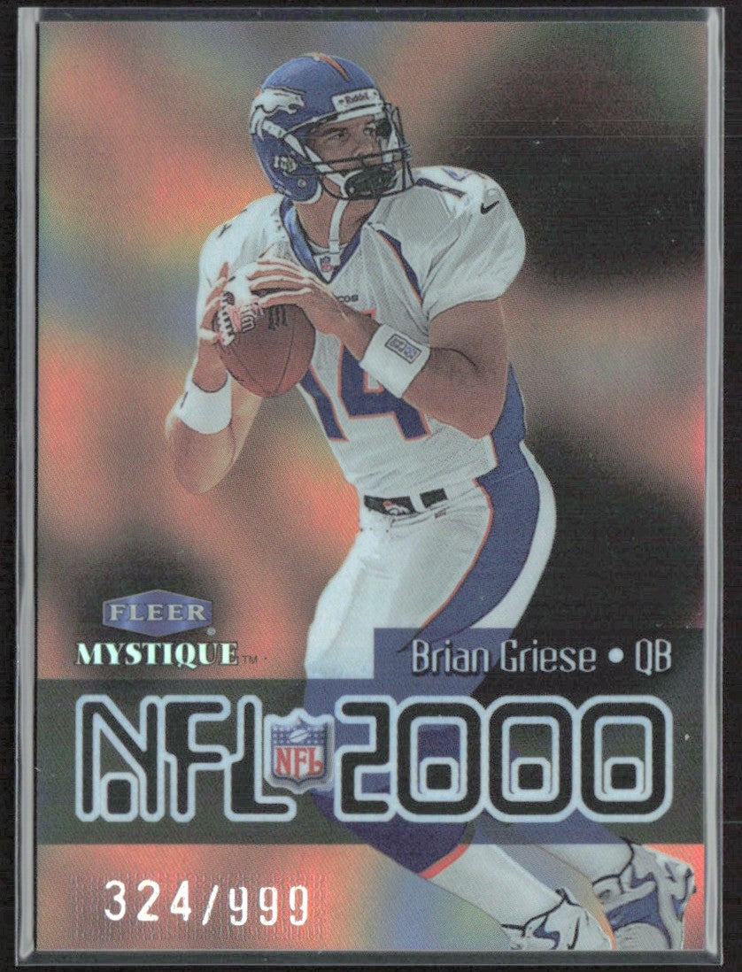 Brian Griese 1999 Fleer Mystique NFL 2000 /999 #8 Denver Broncos