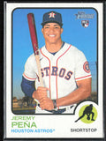 Jeremy Pena 2022 Topps Heritage RC #629 Houston Astros