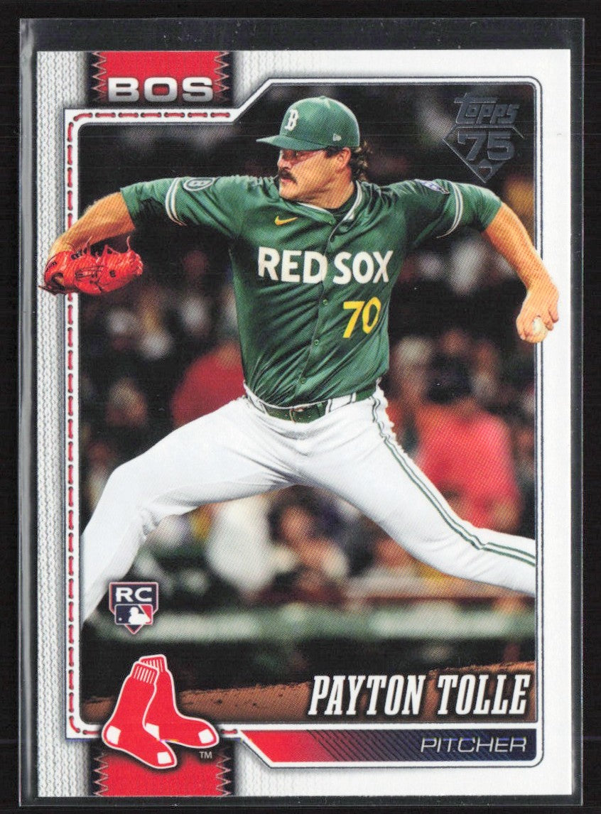 Payton Tolle 2026 Topps RC #15 Boston Red Sox