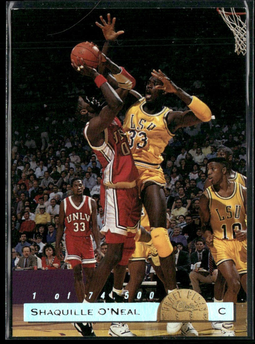 Shaquille O'Neal 1993 Classic Draft Picks Limited Prints /74500 #LP9 LSU