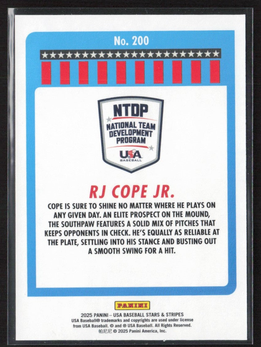 RJ Cope Jr. 2025 Panini Stars & Stripes #200 USA