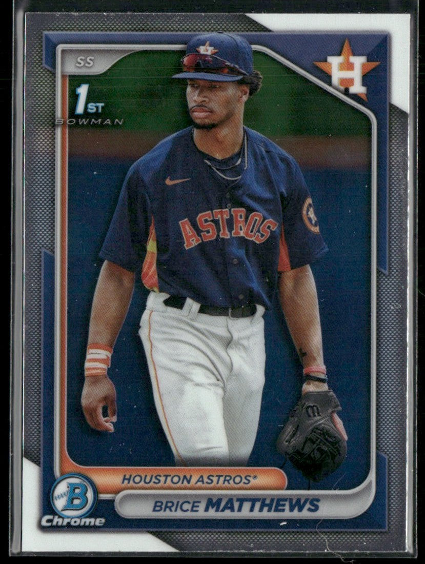 Brice Matthews 2024 Bowman Chrome 1st #BCP-69 Houston Astros