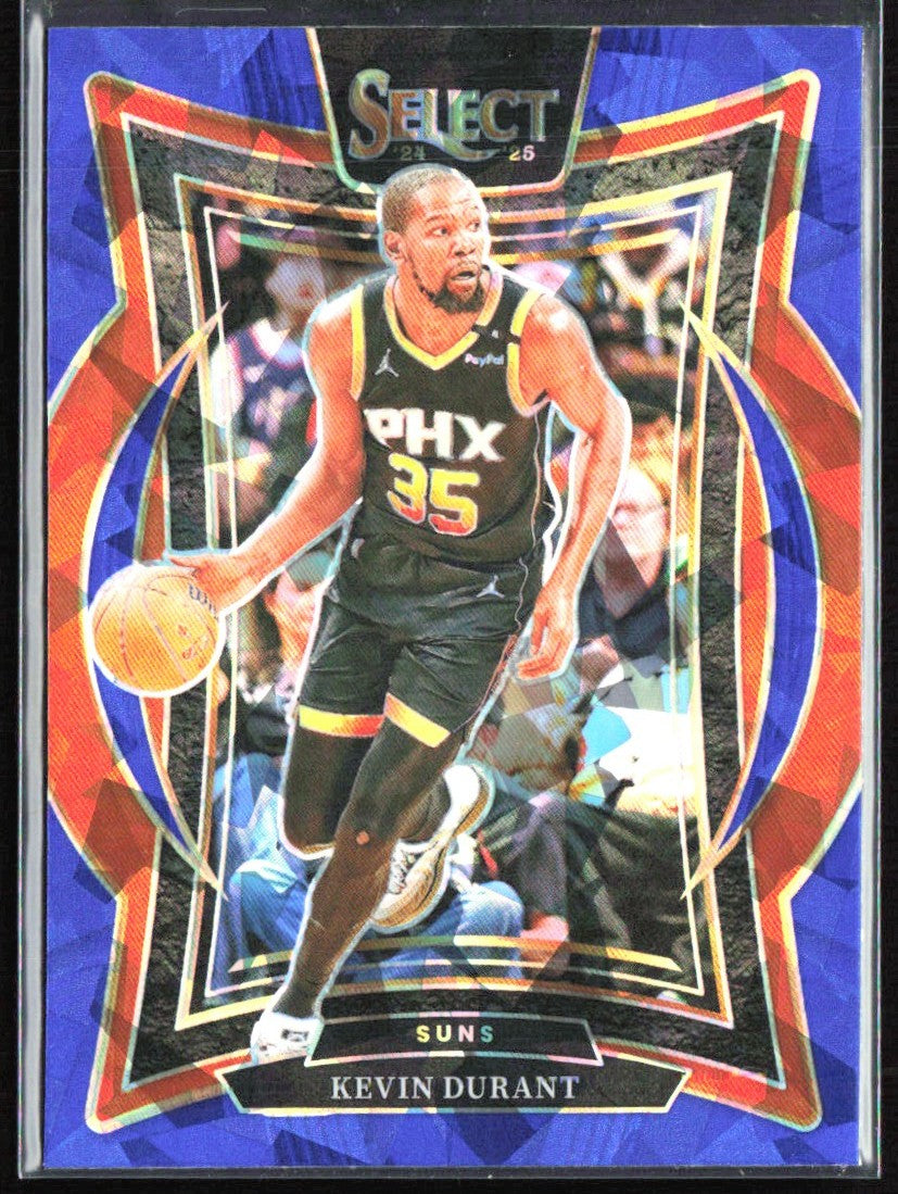 Kevin Durant 2024 Panini Select Concourse Blue Ice #51 Phoenix Suns
