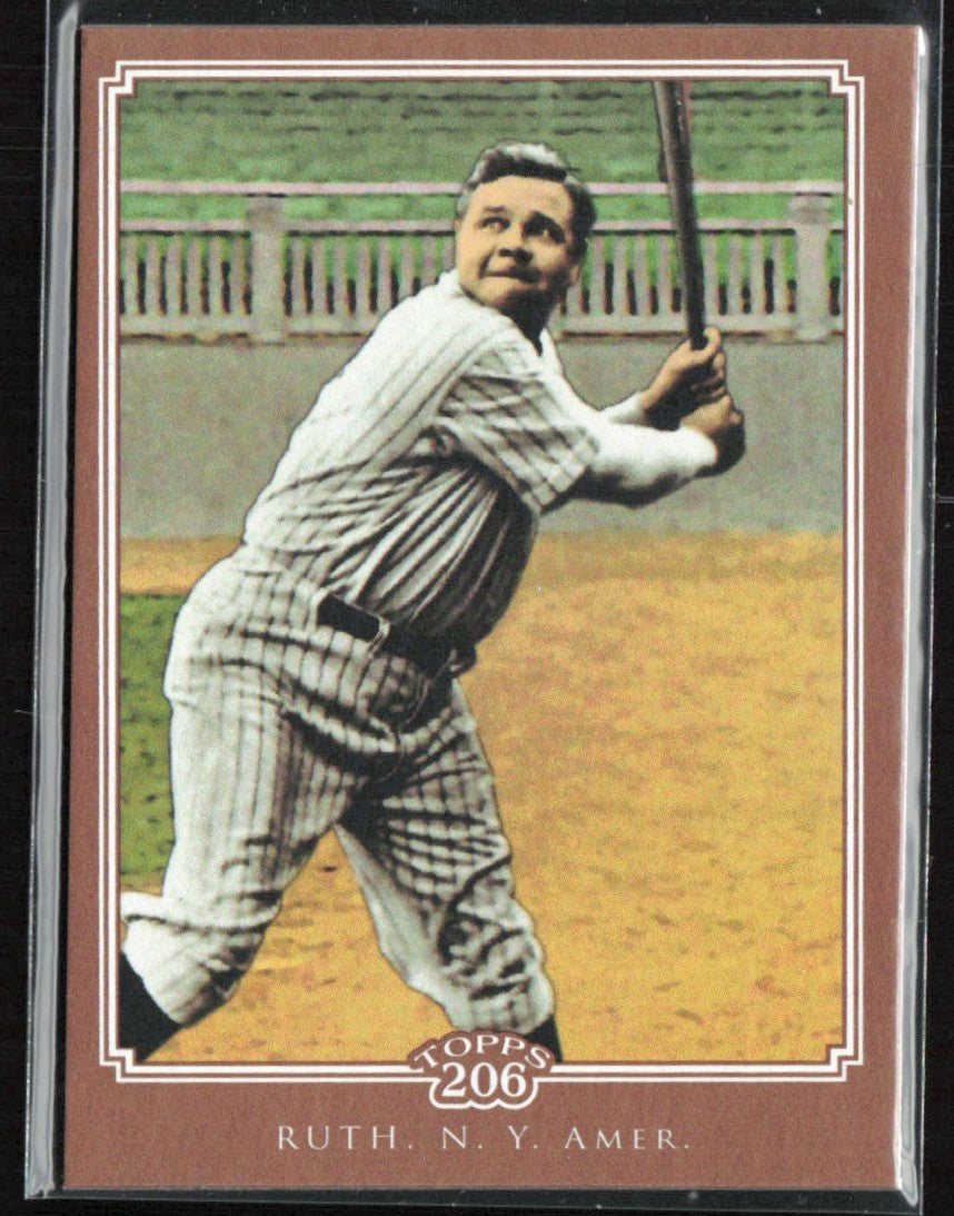 Babe Ruth 2010 Topps 206 Bronze #185 New York Yankees