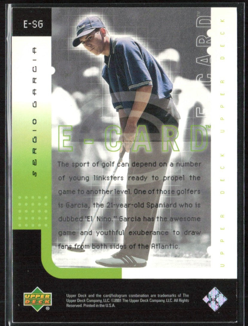 Sergio Garcia 2001 Upper Deck e-Card #E-SG