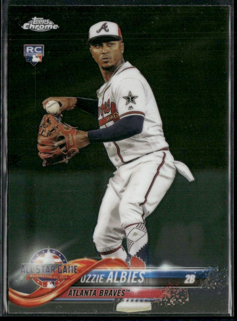 Ozzie Albies 2018 Topps Chrome Update RC #HMT76 Atlanta Braves