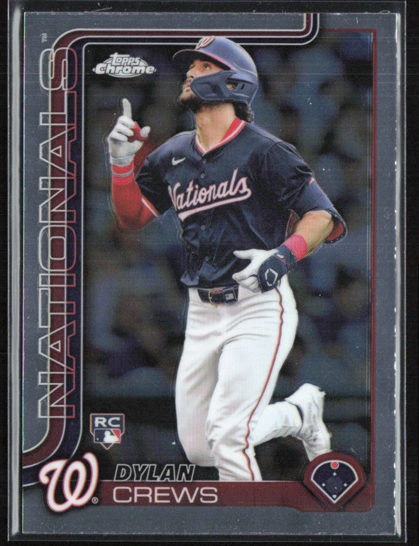 Dylan Crews 2025 Topps Chrome RC #146 Washington Nationals