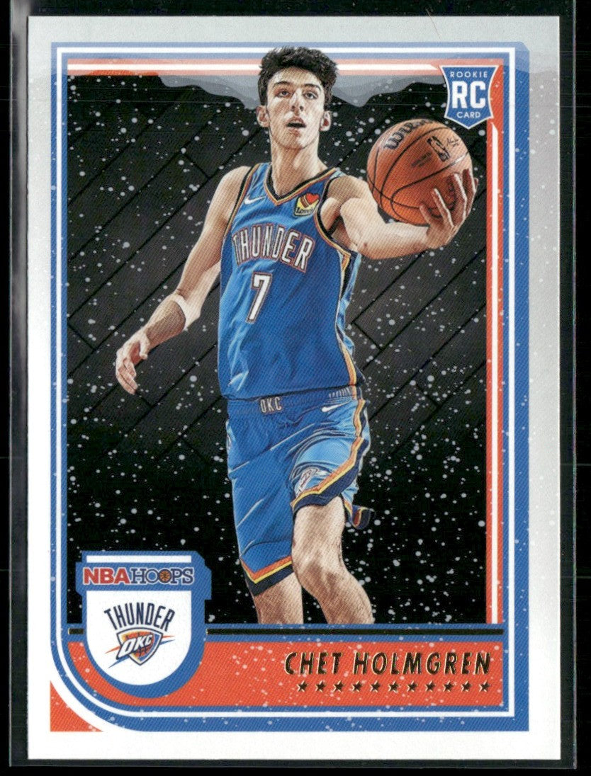 Chet Holmgren 2022 Panini Hoops Winter RC #232 Oklahoma City Thunder