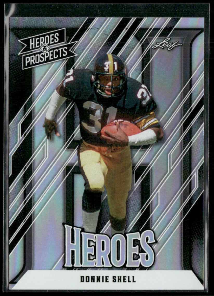 Donnie Shell 2024 Leaf Heroes & Prospects /199 #178 Pittsburgh Steelers