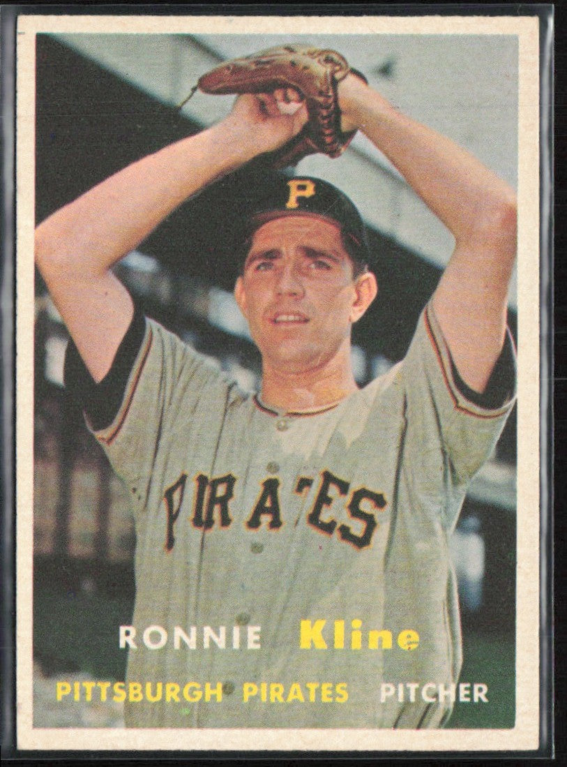 Ronnie Kline 1957 Topps #256 Pittsburgh Pirates
