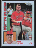 Mike Trout 2019 Topps Chrome 1984 Topps Refractor #84TC-17 Los Angeles Angels