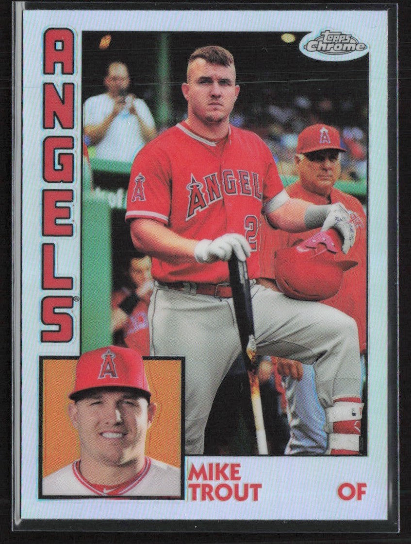 Mike Trout 2019 Topps Chrome 1984 Topps Refractor #84TC-17 Los Angeles Angels
