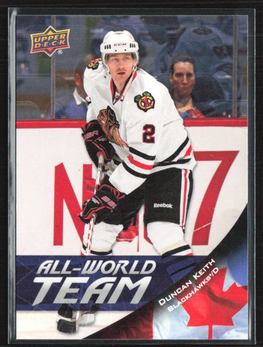 Duncan Keith 2011 Upper Deck All-World Team #AW9 Chicago Blackhawks