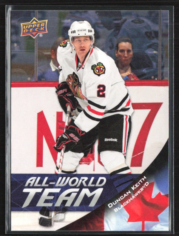 Duncan Keith 2011 Upper Deck All-World Team #AW9 Chicago Blackhawks