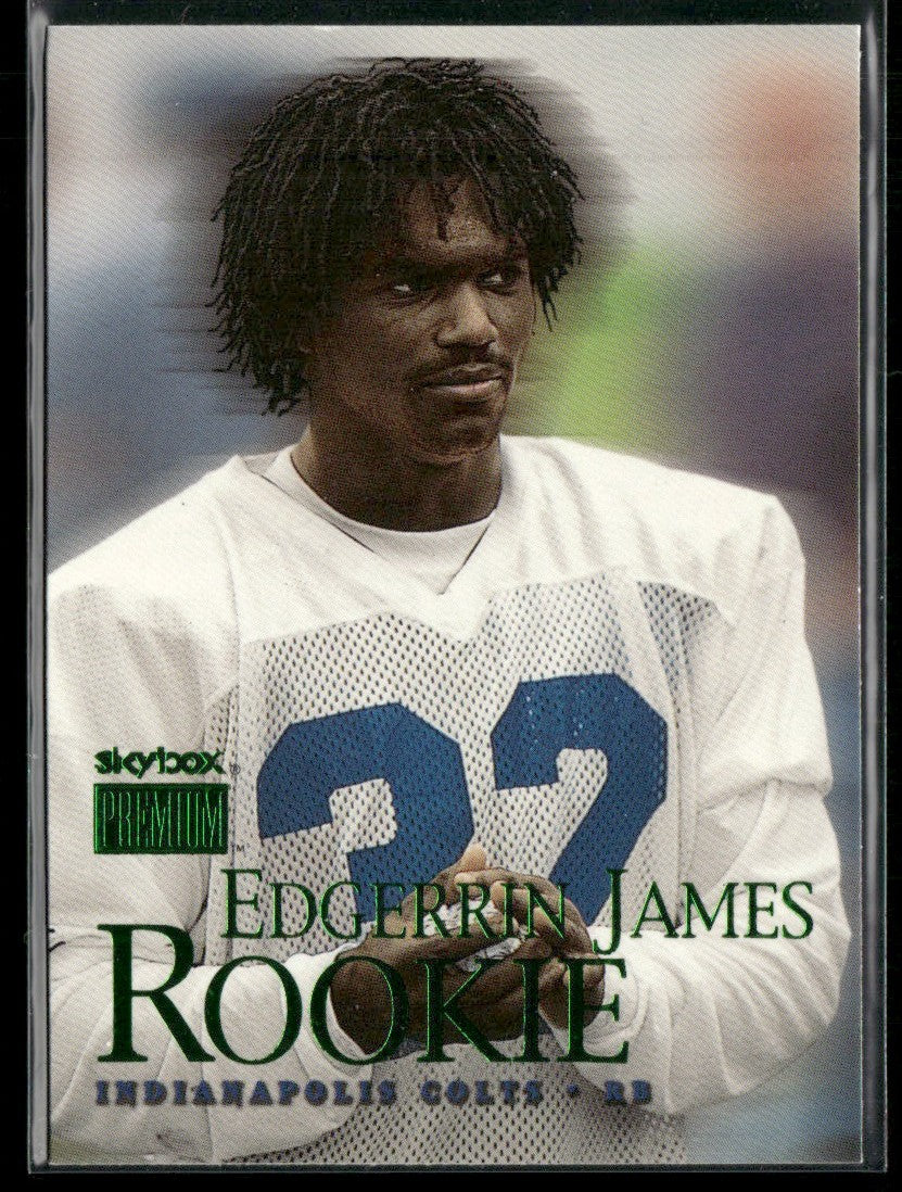 Edgerrin James 1999 SkyBox Premium Green Foil RC #222 Indianapolis Colts