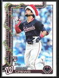 Dylan Crews 2025 Topps Holiday Santa Hat SP RC #H46 Washington Nationals