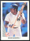 Deion Sanders 1990 Leaf RC #359 New York Yankees