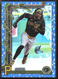 Oneil Cruz 2025 Topps Holiday Blue Holiday Lights #H73 Pittsburgh Pirates