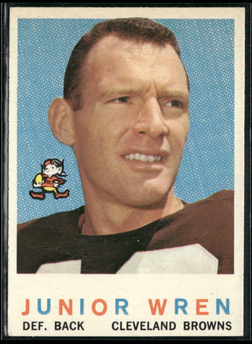 Junior Wren 1959 Topps RC #169 Cleveland Browns